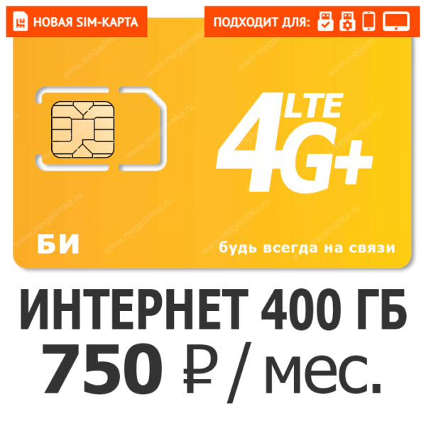 SIM-карта БИ Бизнес 2XL 750