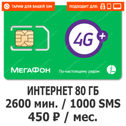 Тариф Мегафон Новое Решение 450