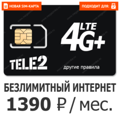 SIM-карта ТЕЛЕ2 Бизнес 1390