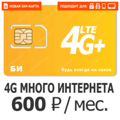 SIM-карта БИ Бизнес XL 600