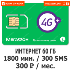 Sim-карта Мегафон Эксклюзив 300