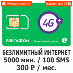 Тариф Мегафон Все за 300 TOP