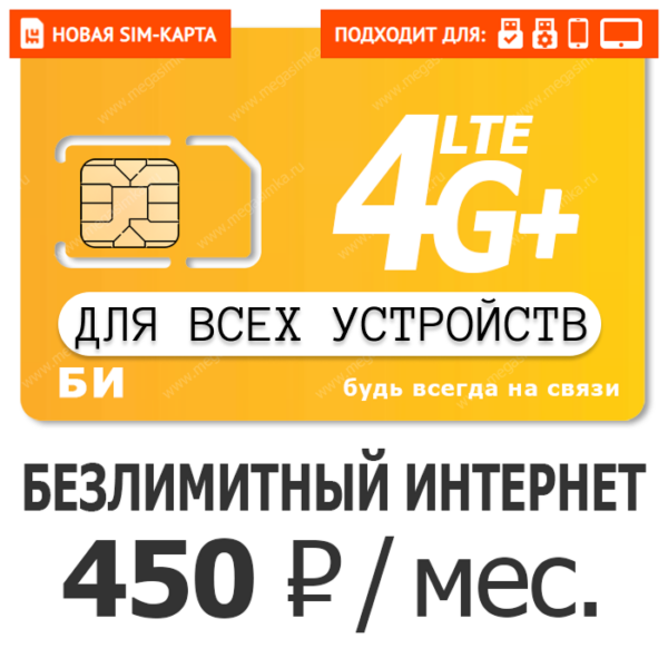 SIM-карта БИ Элитный 450